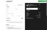 Addict Miami coupon verification screenshot