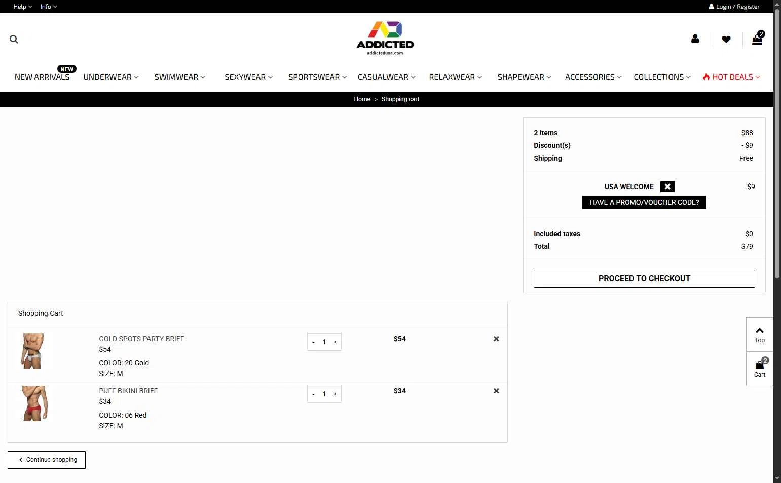 ADDICTED checkout page showing ADDICTED discount code box | Screenshot taken by SimplyCodes community member on Oct 23, 2025
