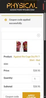 save10% coupon verification screenshot