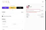 A'del Natural Cosmetics coupon verification screenshot