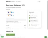 AdGuard VPN coupon verification screenshot