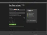 AdGuard VPN coupon verification screenshot