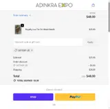 Adinkra Expo coupon verification screenshot