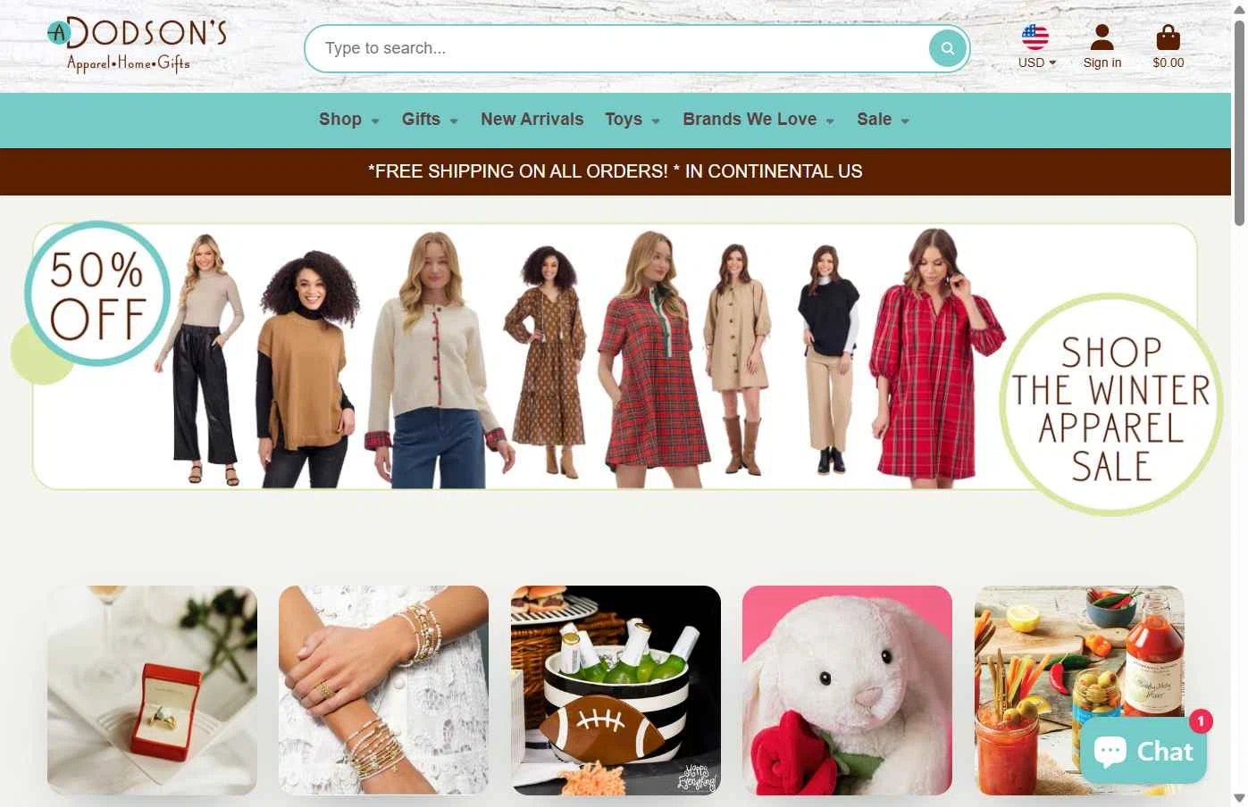 A. Dodson's checkout page showing A. Dodson's promo code box | Screenshot taken by SimplyCodes community member on Feb 19, 2026
