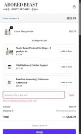 KEEPTHETAILWAGGING coupon verification screenshot