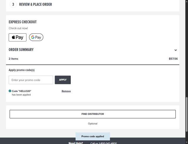 AdvoCare checkout page showing AdvoCare promo code box | Screenshot taken by SimplyCodes community member on Sep 6, 2025