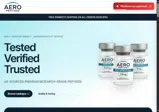 Aero Peptides coupon verification screenshot