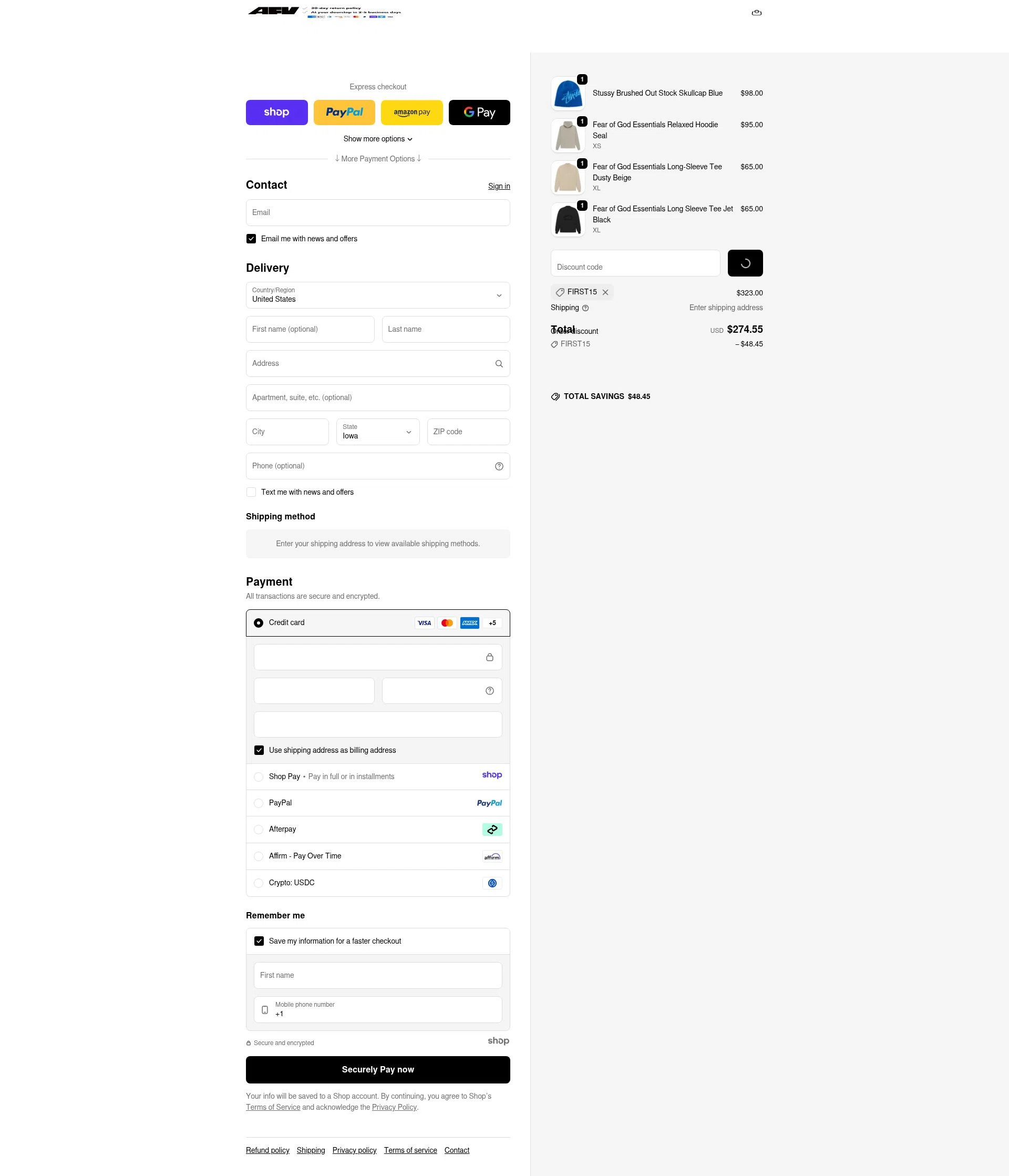 A Few Vibe checkout page showing A Few Vibe promo code box | Screenshot taken by SimplyCodes community member on Jan 2, 2026