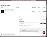 ALLEGRI-SALE coupon verification screenshot