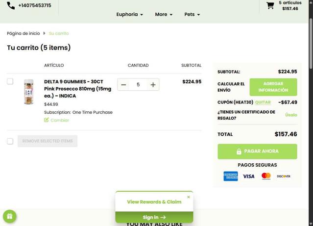 A Gift From Nature checkout page showing A Gift From Nature coupon code box | Screenshot taken by SimplyCodes community member on Jun 26, 2025