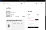 agnès b. coupon verification screenshot
