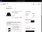 agnès b. coupon verification screenshot