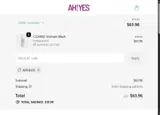 AYFHH20 coupon verification screenshot