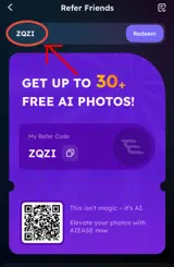 ZQZI coupon verification screenshot
