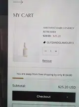 GLITZANDGLAMOUR13 coupon verification screenshot