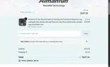 Aimanfun coupon verification screenshot