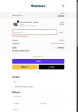 Airdeko coupon verification screenshot