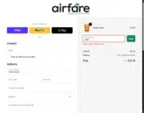 SSAIR coupon verification screenshot