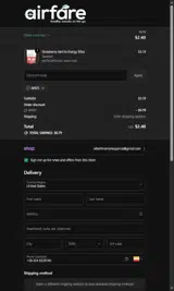 AIR25 coupon verification screenshot