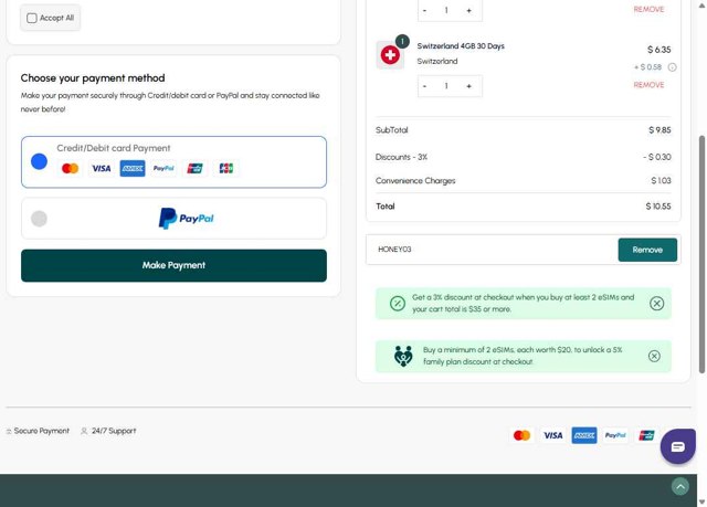 Airhub App checkout page showing Airhub App promo code box | Screenshot taken by SimplyCodes community member on Aug 21, 2025