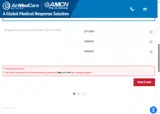 AirMedCare Network coupon verification screenshot