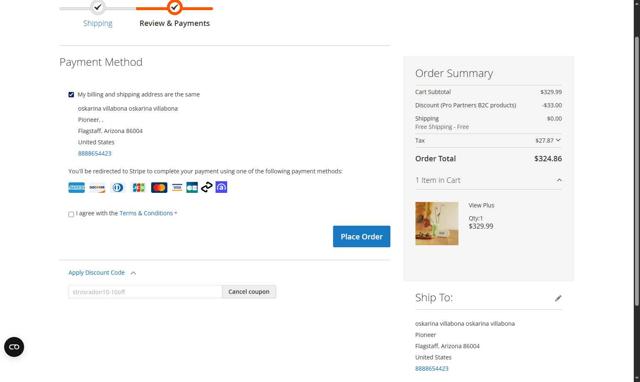 Airthings checkout page showing Airthings promo code box | Screenshot taken by SimplyCodes community member on Aug 16, 2025