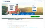 Air Transat coupon verification screenshot