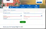Air Transat coupon verification screenshot