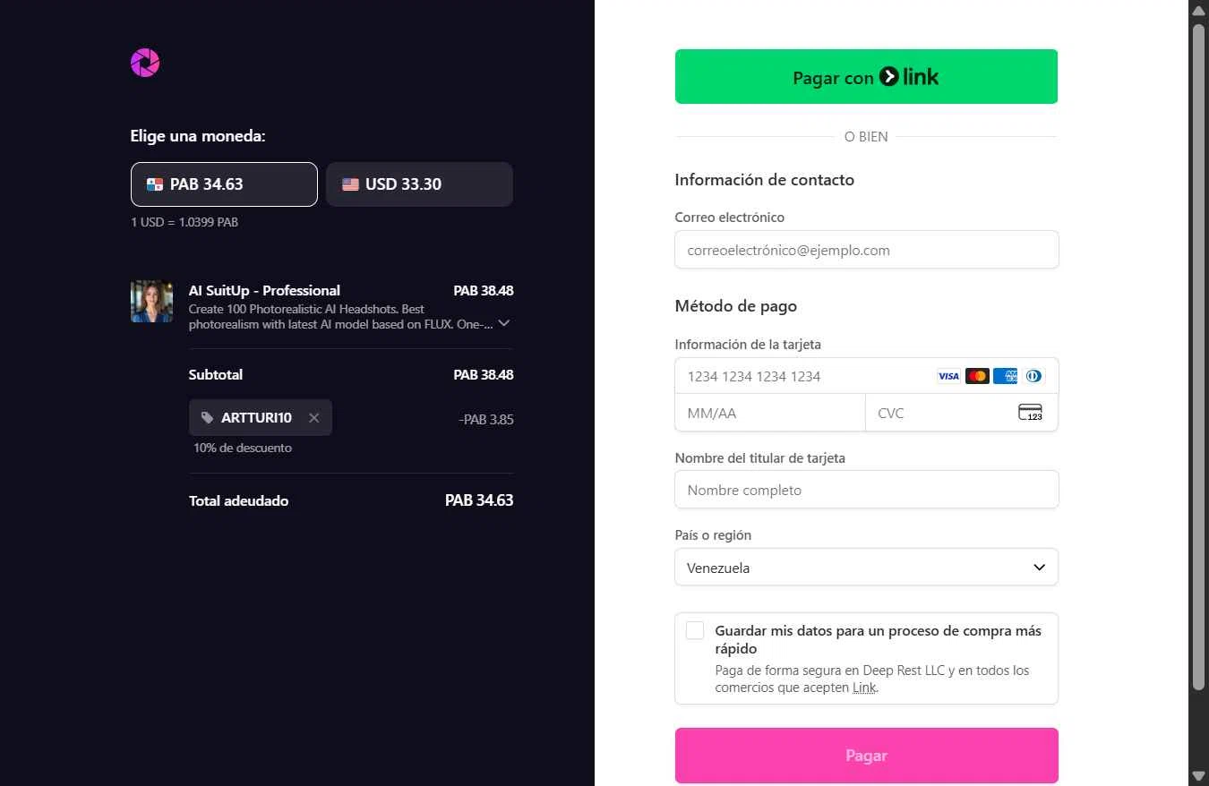 AI SuitUp checkout page showing AI SuitUp promo code box | Screenshot taken by SimplyCodes community member on Jan 14, 2026