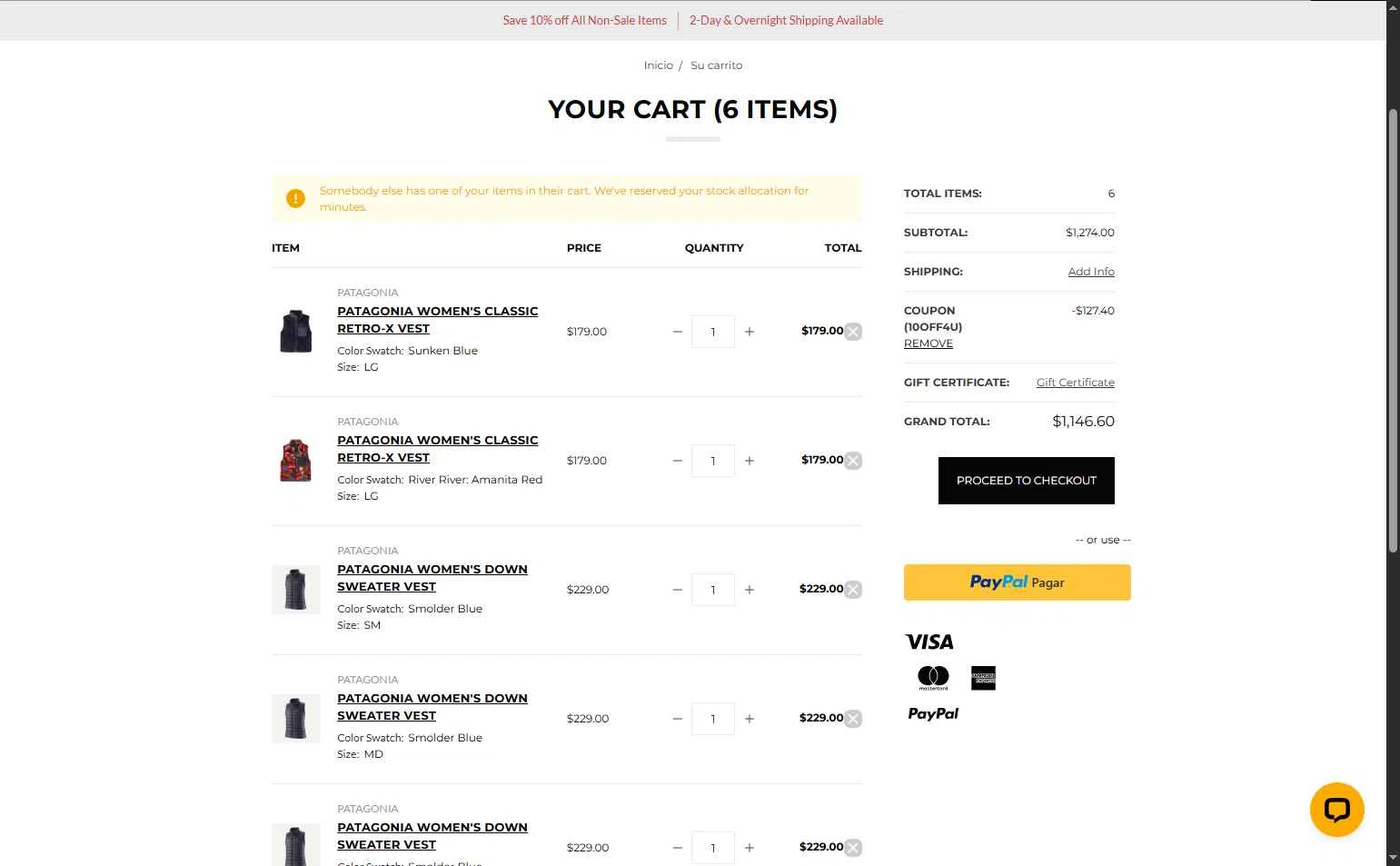 AJ's Ski & Sports checkout page showing AJ's Ski & Sports promo code box | Screenshot taken by SimplyCodes community member on Jan 9, 2026