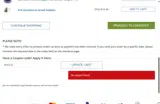 black22 coupon verification screenshot