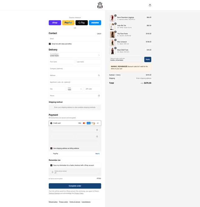 Alala checkout page showing Alala promo code box | Screenshot taken by SimplyCodes community member on Aug 29, 2025