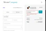 Alcone Company coupon verification screenshot