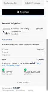 ALEKO Products coupon verification screenshot
