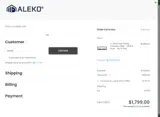 ALEKO Products coupon verification screenshot