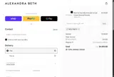 Alexandra Beth coupon verification screenshot