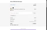 Alicia DiMichele Boutique coupon verification screenshot