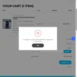 FLASH-VESTA coupon verification screenshot