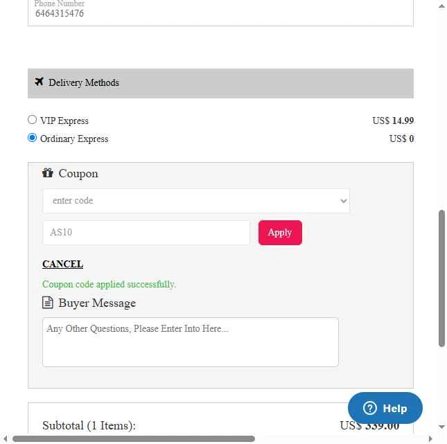 AllAboutSuit checkout page showing AllAboutSuit promo code box | Screenshot taken by SimplyCodes community member on May 7, 2025