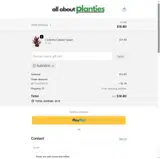 PLANTIES10 coupon verification screenshot