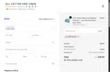 All Cotton and Linen coupon verification screenshot