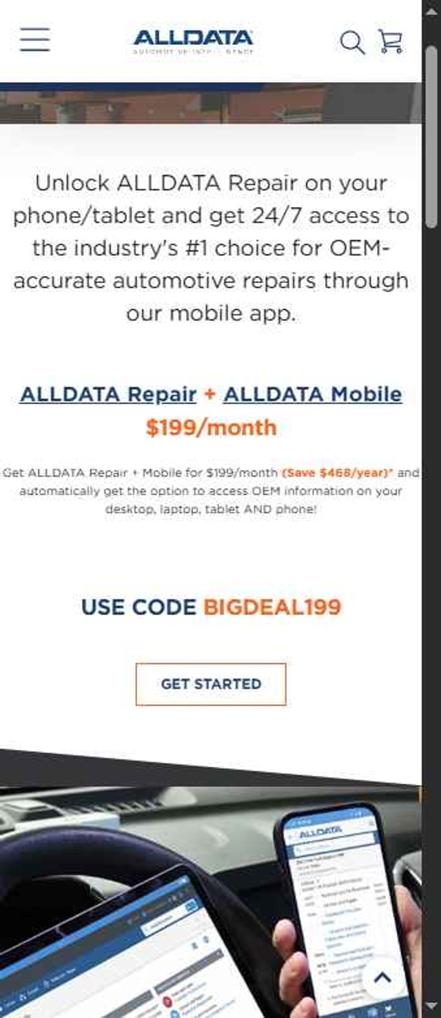 ALLDATA DIY checkout page showing ALLDATA DIY promo code box | Screenshot taken by SimplyCodes community member on Jul 24, 2025
