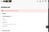 All Elite Wrestling coupon verification screenshot
