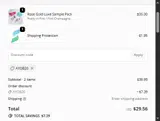 AYOB20 coupon verification screenshot