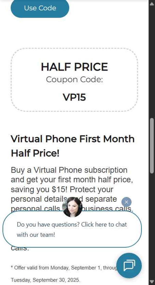 Alliance Virtual Offices checkout page showing Alliance Virtual Offices promo code box | Screenshot taken by SimplyCodes community member on Sep 4, 2025