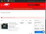 All-Pro Off-Road coupon verification screenshot