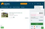 Alltents coupon verification screenshot