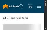 Alltents coupon verification screenshot