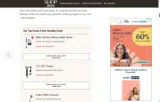 CREDOBEAUTYFS coupon verification screenshot