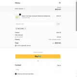 WELCOME coupon verification screenshot